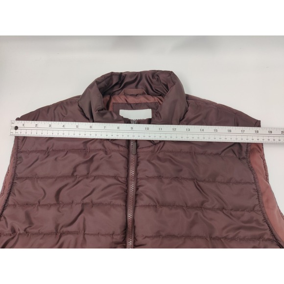 SONOMA Mens Size XXL Zip Brown Majesty Puffer Vest Lightweight Pockets - Picture 10 of 12